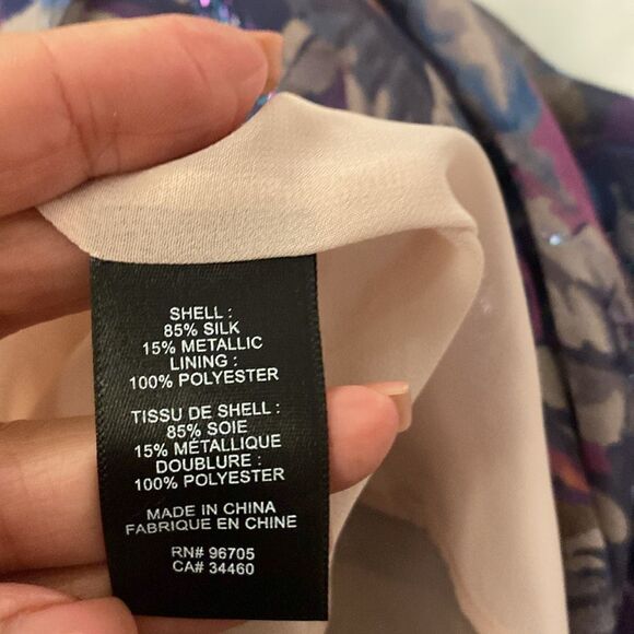 Rebecca Taylor 100% silk blouse, size 0 - Picture 11 of 11